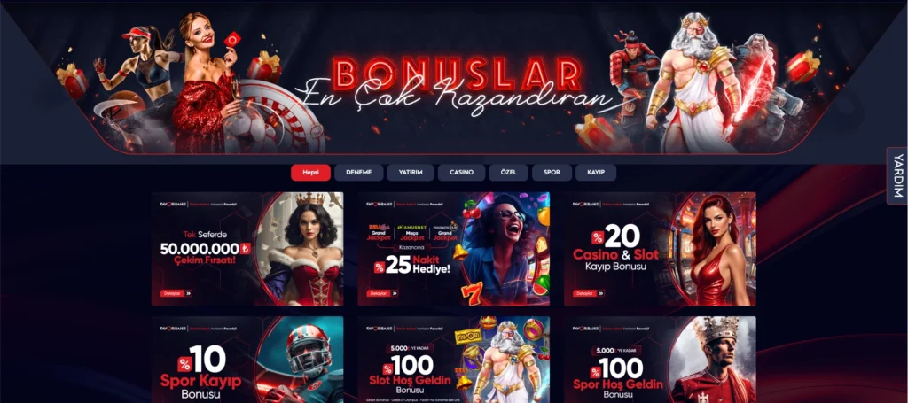 Favoribahis Bonusu ve Promosyonlar